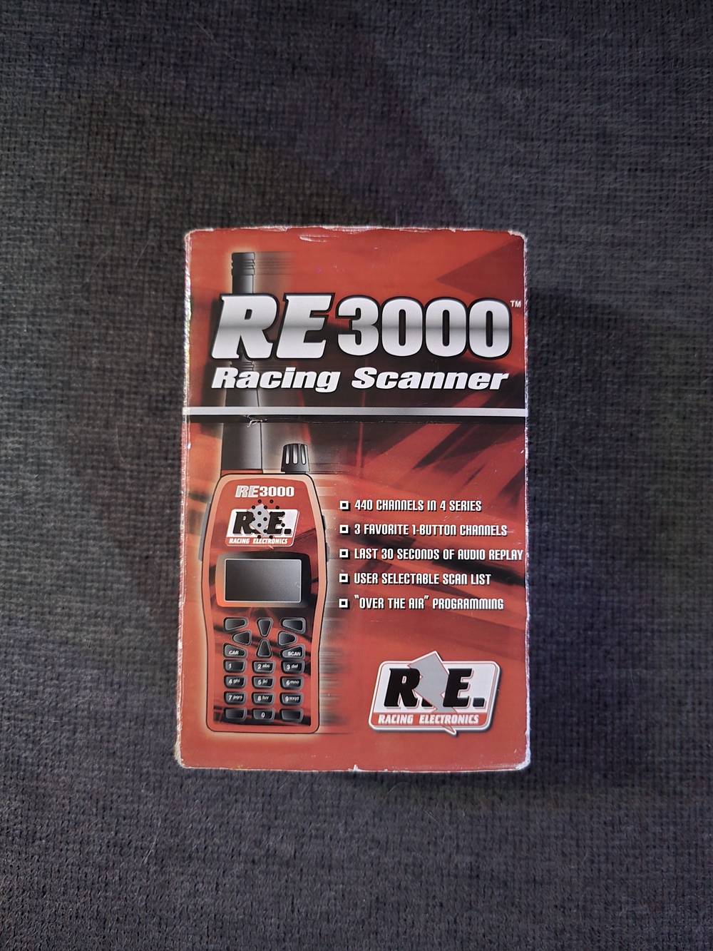 Red Handheld Scanner Receiver - Portable Communication - Picture 2 of 2